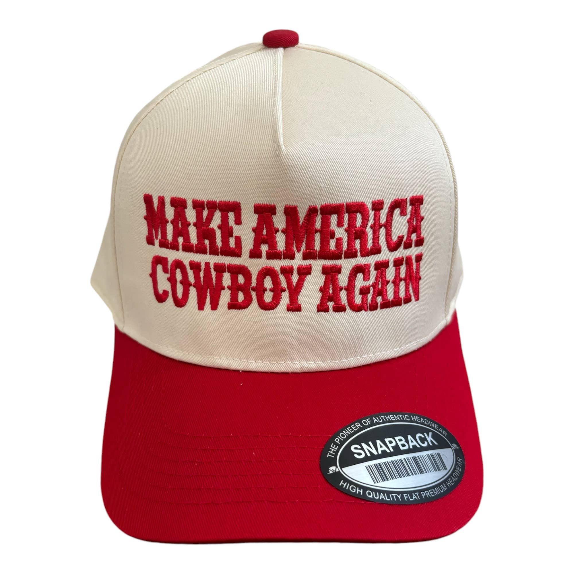 Make America Cowboy Again Hat – Wish Poosh Meat Co display picture 2