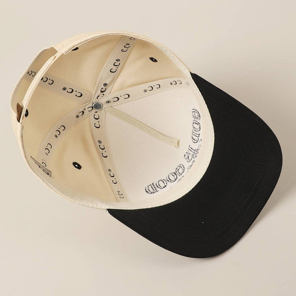 God Is Good All The Time Embroidery Trucker Hat