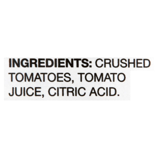 Imported Crushed Italian Tomatoes - Glass 24oz