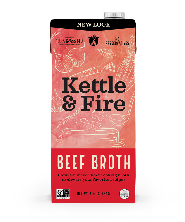 Grass-Fed Beef Cooking Broth 32oz